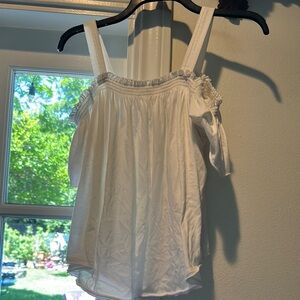 White Off-Shoulder Women's Top Free People